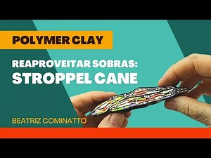 Tutorial - Making use of leftover polymer clay: Stroppel Cane.