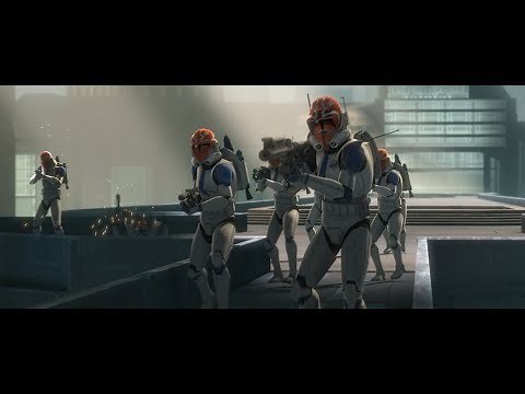 The 501st vs Mandalorian Warriors - Star Wars: The Clone Wars - Season 7 Episode 9