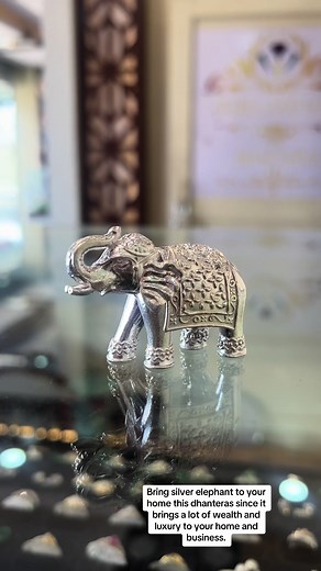 Bring Home Silver Elephant This Dhanteras