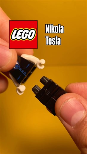 Building Nikola Tesla in LEGO… #lego #shortsfeeds