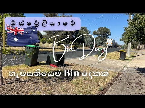 Bin day එක | 🇦🇺 Australia Garbage System 🇦🇺| How Australia Collects Garbage