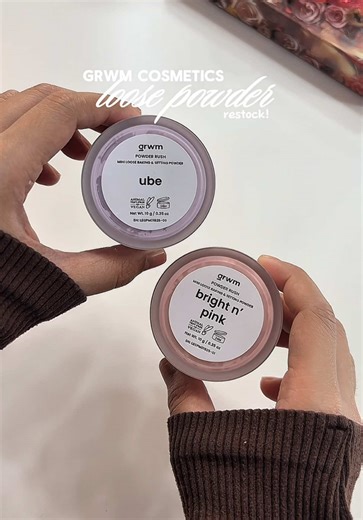GRWM Cosmetics Mini Loose Powder Restock Announcement
