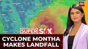 Cyclone Manta's Fury: Red Alert in Andhra, Odisha, TN as Storm Intensifies