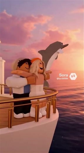 Romantic Roblox Cruise in Sunset 🌅💕 (So Dreamy!)
