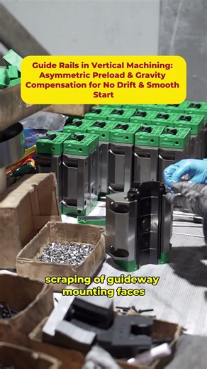 Vertical Guide Rails: Gravity Balance & Stable Motion#guide #linearguide #manufacturing #cnc