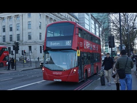 RATP London bus 18 POV （Sudbury-Euston）