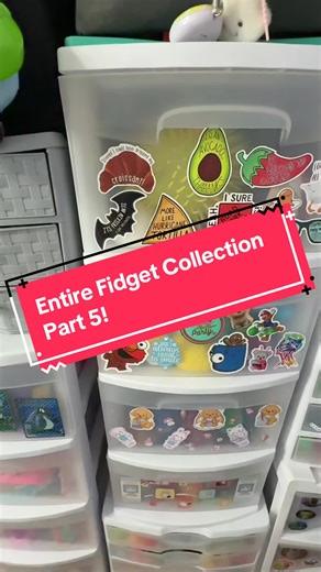I hope you all are enjoying seeing my entire fidget collection! #fidgets #sensorytools #fidgetcollection #fidgetcollector #collection