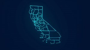 California State Map In United States Of Stock Motion Graphics SBV-348520376 - Storyblocks