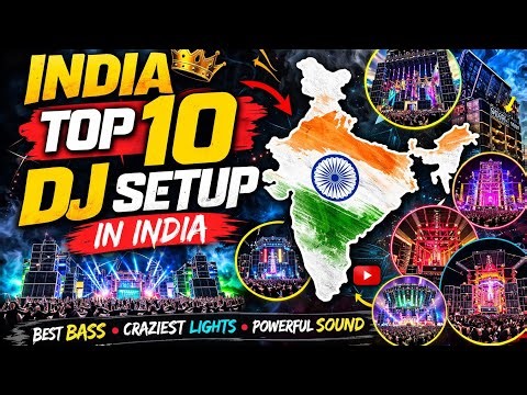 Top 10 DJ Setups in India 🇮🇳 | Best & Khatarnaak Sound Systems for Roadshows & Events