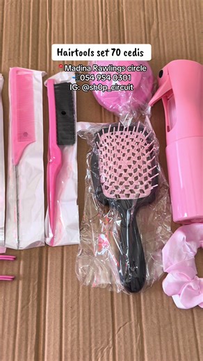 Affordable Hair Tools Set for Sale - Only ₵70!