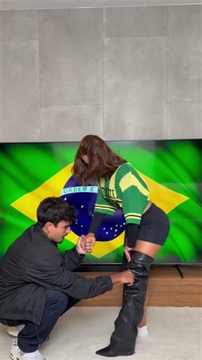 Look para assistir o jogo do Brasil no frio 🥶🇧🇷 #nathaliavalente