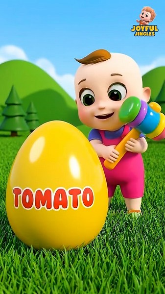 Kids Learn Vegetable Names | Fruits Surprise | Baby Cartoon #shorts #rhymes