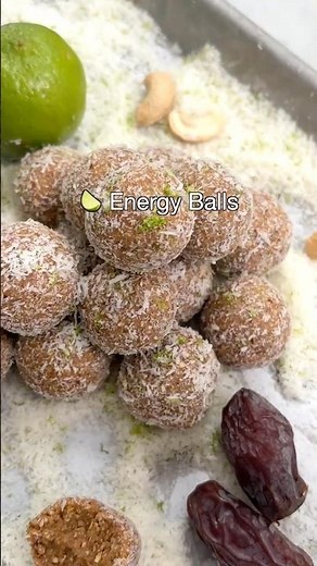 Key Lime Pie Energy Balls (No Bake)