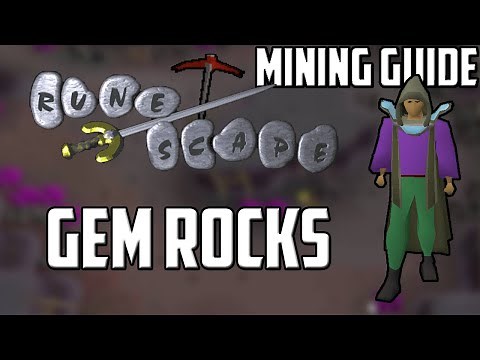 Old School RuneScape Gem Rocks Mining Guide (60k-90k XP/hr)