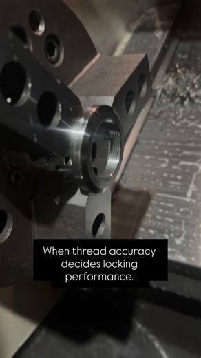 THE INDIAN MACHINIST | Manufacturing an M40×1.5 internal thread on a lock nut using CNC turning — engineered for strength, accuracy, and repeatability. This... | Instagram