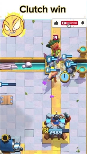 A moment that redefined the match #gaming #clashroyale #sohrts #supercell #evo