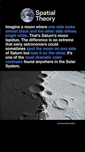 The Two Faced Moon of Saturn