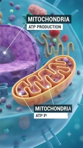 🔬 Cell Organelles Explained in 3D 🧬 | Structure & Functions #Shorts