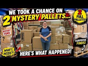 We Took a Chance on 2 Mystery Pallets... Here's What Happened!