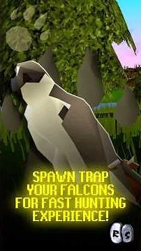 Quickest Hunting EXP at Low levels!! Spawn Trap Falconry! #osrsironman #OSRS