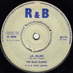 The Blue Flames - J.A. Blues / Orange Street