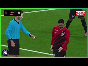 ATHLETICO PR X CORINTHIANS AO VIVO COM IMAGENS - JOGO DE HOJE - ASSISTA AGORA PES 21