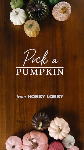 Take your autumn style from gorgeous to gourd-geous with our vast selection of decorative pumpkins! https://bit.ly/45Dkdke | Hobby Lobby