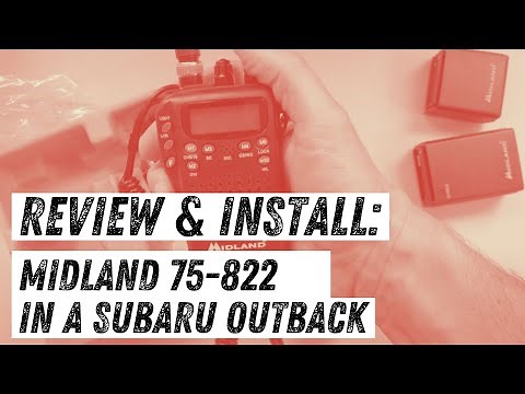 Product review & installation: Midland 75-822 portable CB radio