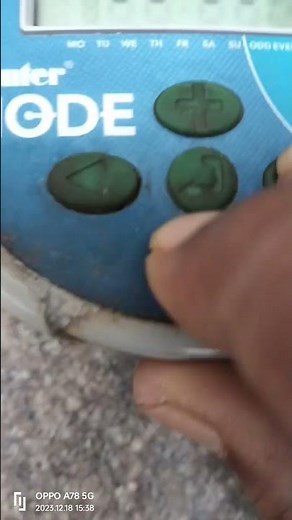 Hunter node 100 reset short simple method #simple #node100 #irrigation #water # savewater