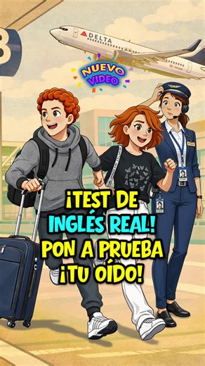 🎧 Desafía tu oído con el inglés real con anuncios en un aeropuerto ✈️🛫. ¿Puedes entender todo lo que dicen los anuncios? ¡Pruébalo y mejora tu listening! #DesafiaTuOido #InglesReal #AprendeIngles #AirportChallenge #ListeningSkills
