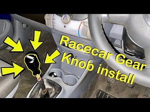 How do you replace the gear knob of the Citroën C1?