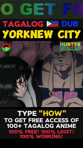 263K views · 3.5K reactions | Yorknew City - Hunter X Hunter Tagalog Dub Part 11 | Tagalog Anime Dub V2 | Facebook