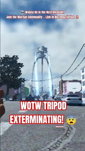 WAR OF THE WORLDS TRIPOD LAZERED US ALL! 😨 (WOTW GAME!) #WarOfTheWorlds #Tripods #wotw #alien #scifi