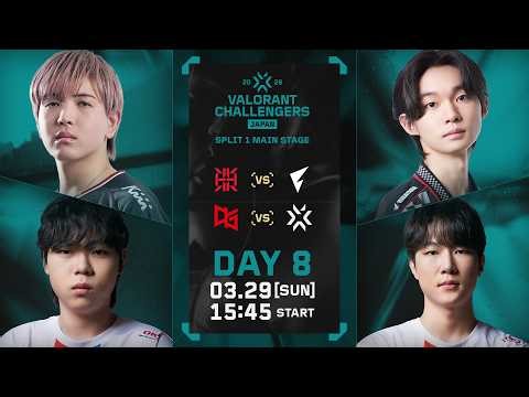 VALORANT Challengers Japan 2026 Split 1 Main Stage Phase 1 Day 8