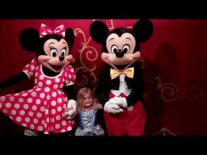 Mickey and Minnie Mouse at the Magic Kingdom Walt Disney World 2012 HD