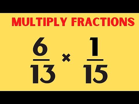 Multiply Fractions - Reduce then Multiply