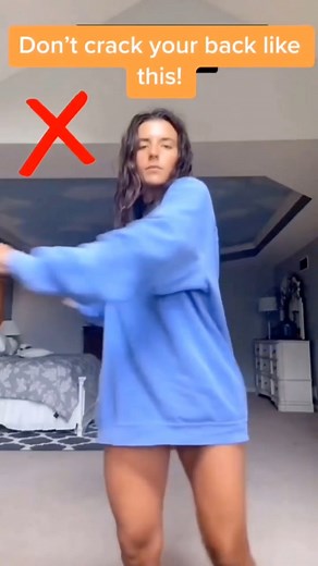 Crack your back the proper way! 👍👌Forcefully cracking your back can potentially lead to injuries, such as muscle strains, ligament sprains, or even vertebral fractures in extreme cases. It's generally advisable to avoid forceful cracking and, if needed, consult a healthcare professional for safer methods of relieving tension or discomfort in your back. #physio #chiro #chiropractic #backcrack #physicaltherapy #fyp #foryou #fbreels #backpain #parati | Physical Therapy Session