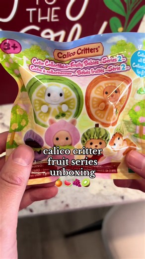 Unboxing Calico Critter Fruit Series