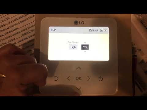 LG colour touchscreen controller set up PREMTB100