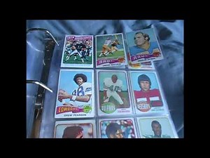 My Entire Sports Card Collection Updated Vintage Football Card Binder