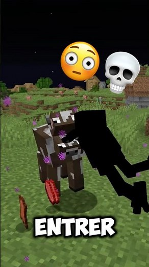 This monster can fit in your mouth #minecraft #horror #gaming #gamingfr #mod #ytshorts #yts