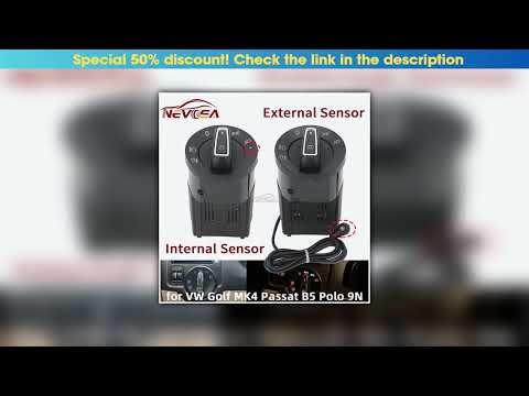 Top 18D941531D Auto Headlight Control Module Sensor Switch For VW Golf 4 MK4 1999-2004 Passat B5 Po