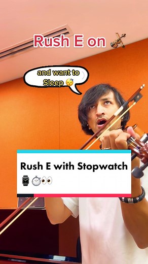 Playing Rush E on Violin Challenge