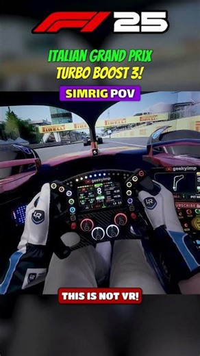 Turbo boost 3! Italian GP POV | Lewis Hamilton's Ferrari POV | F1 25