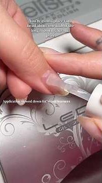 How to apply builder gel #nails #nailtutorial #diynails #nailtech