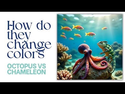 Octopus vs. Chameleon: How Do They Change Colors?
