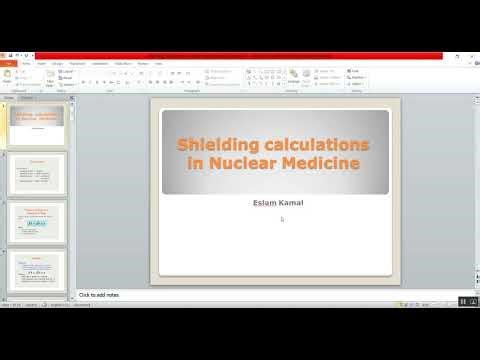 Shielding Calculation in Nuclear Medicine for tools and room design Part 1 | Dr. Eslam Kamal