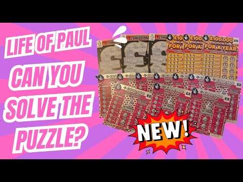 Hello £300,000 Celebration scratch cards, a Brand New £2 Lottery Scratch Cards.