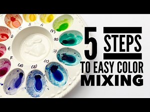 5 Steps to Easy Perfect Color Mixings - Simple Tips for Perfect Watercolor Color Mixing