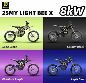 [Hot Item] Sur Ron 60V 19" Surron Light Bee X 60V 8000W Front Rear Suspension Electric Dirt Bikes for Sale